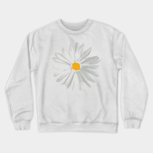 Daisy flower love minimal Crewneck Sweatshirt by carolsalazar